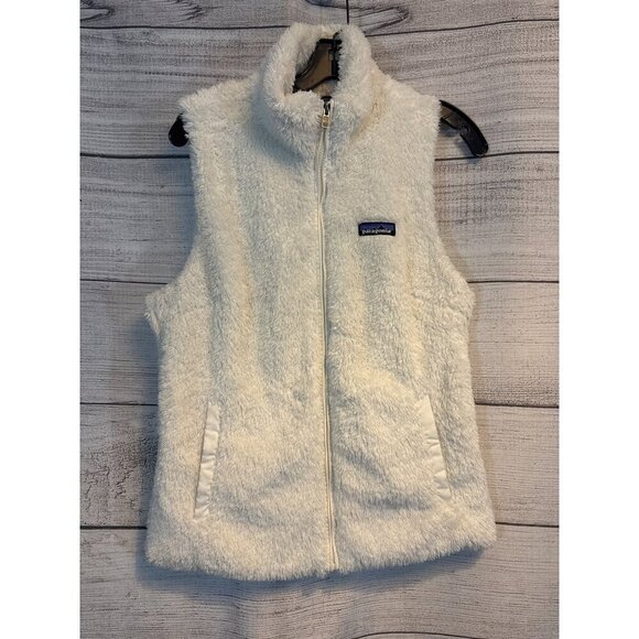 Patagonia Jackets & Blazers - Patagonia Los Gatos White Fleece Vest Size L